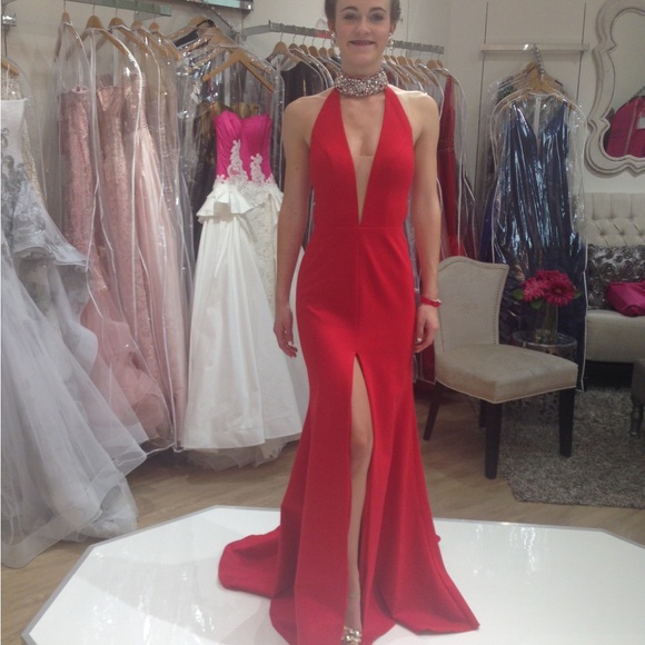 Sherri Hill red dress size 00 worn once for a pageant. - Picture 3 of 3